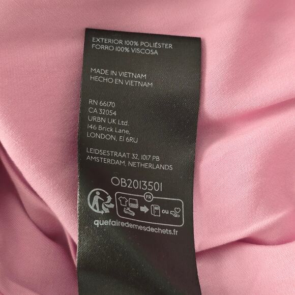 NWT Anthropologies BHLDN Amelia Deep-V Satin Maxi Dress Pink formal size XS $220 - Picture 12 of 13
